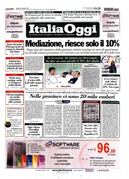 Italia oggi : quotidiano di economia finanza e politica